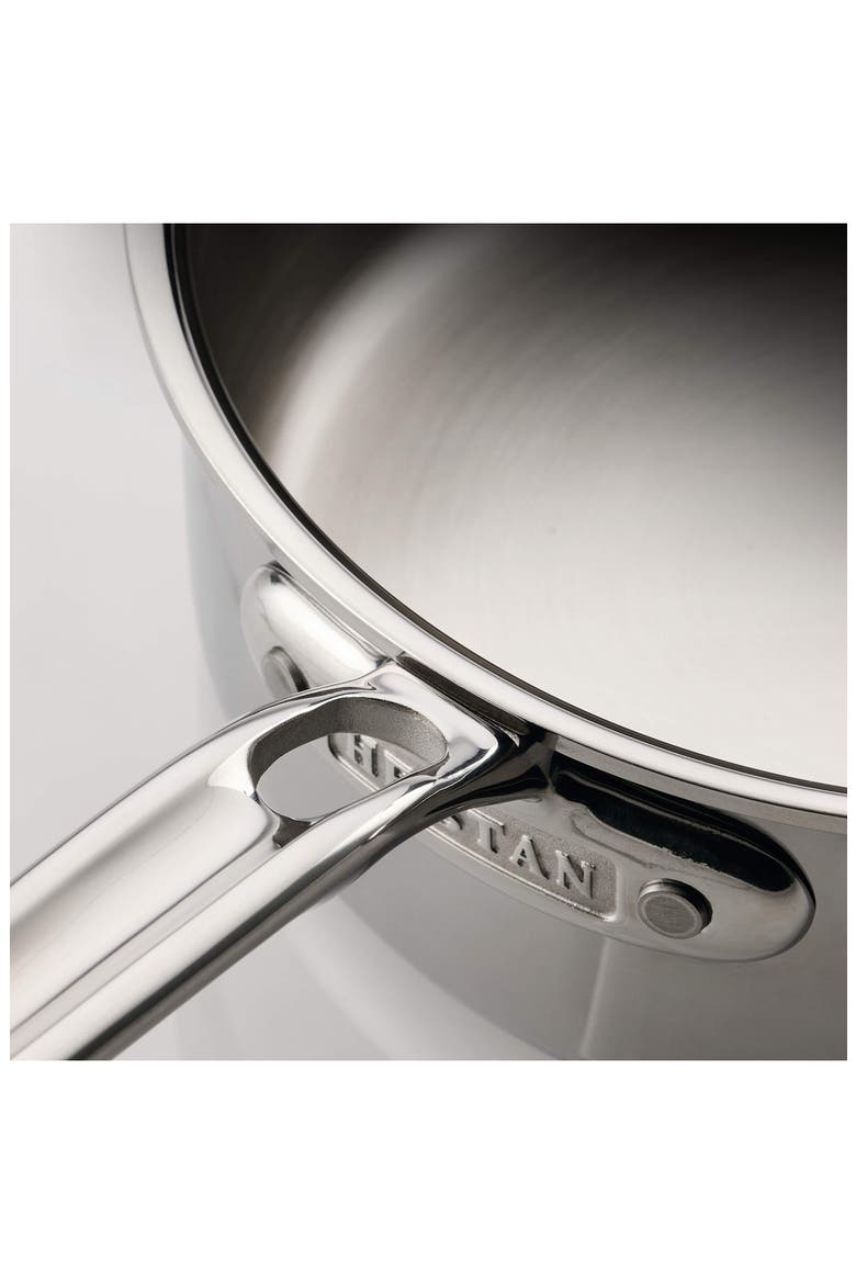 ProBond® Luxe Professional Clad Stainless Steel 4-Quart Saucepan with Lid, Alternate, color, NO COLOR