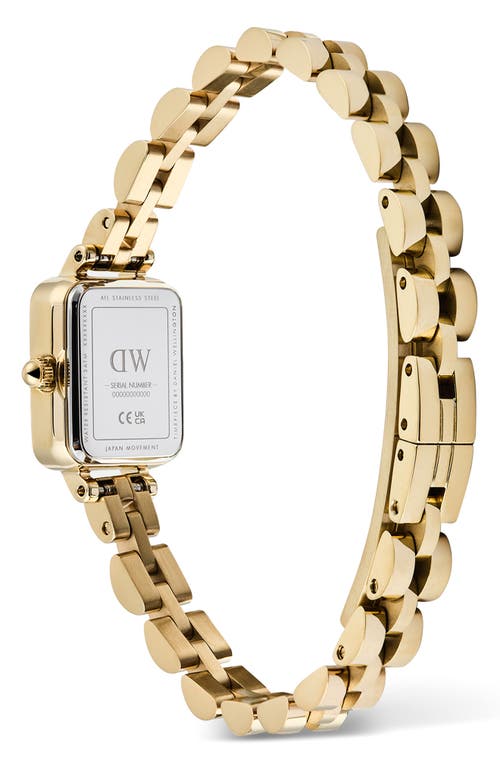 Daniel Wellington Quadro Mini Arch 3-link 15mm In Gold