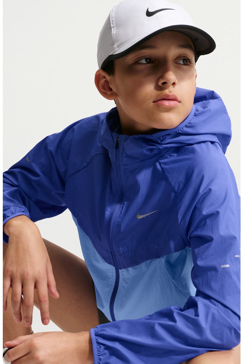 Kids' Stride Water Repellent Jacket, Alternate, color, LAPIS/ ROYAL PULSE