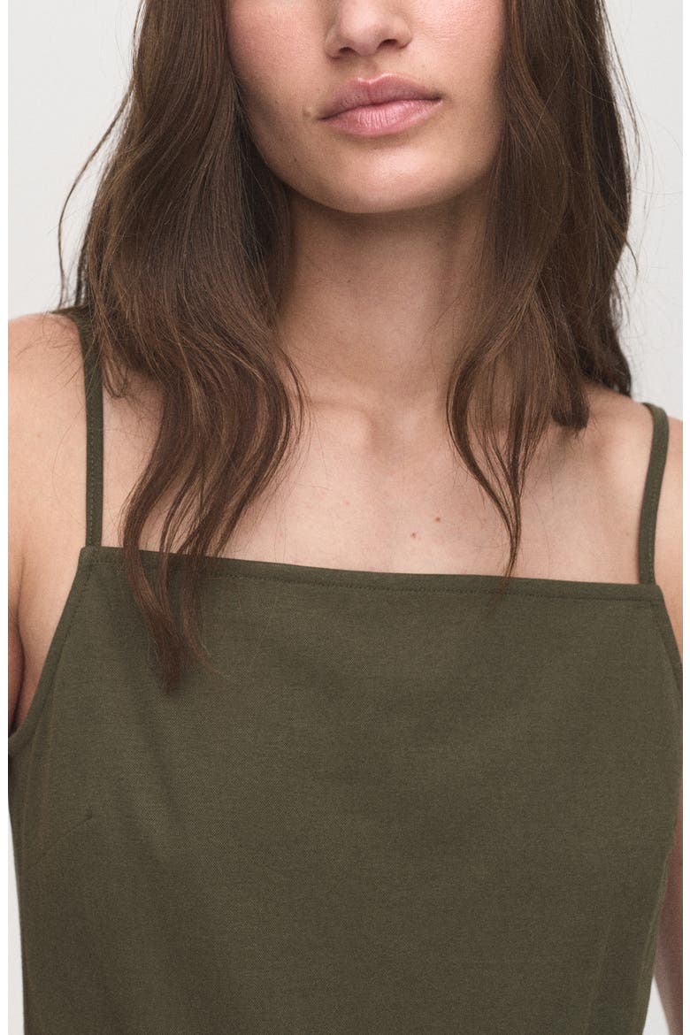 Waist Tie Camisole, Alternate, color, KHAKI GREEN