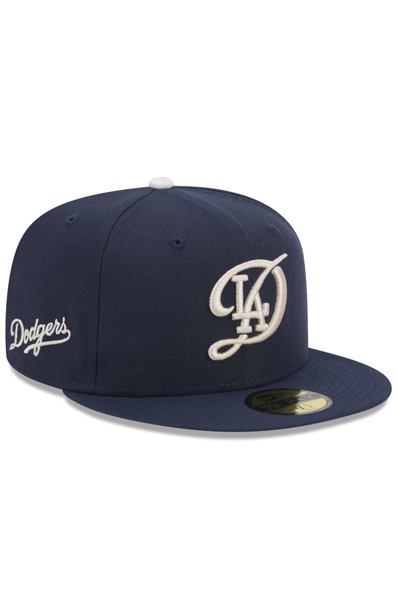New Era Men's New Era Navy Los Angeles Dodgers 2024 City Connect 59FIFTY Fitted Hat, Alternate, color, Blue