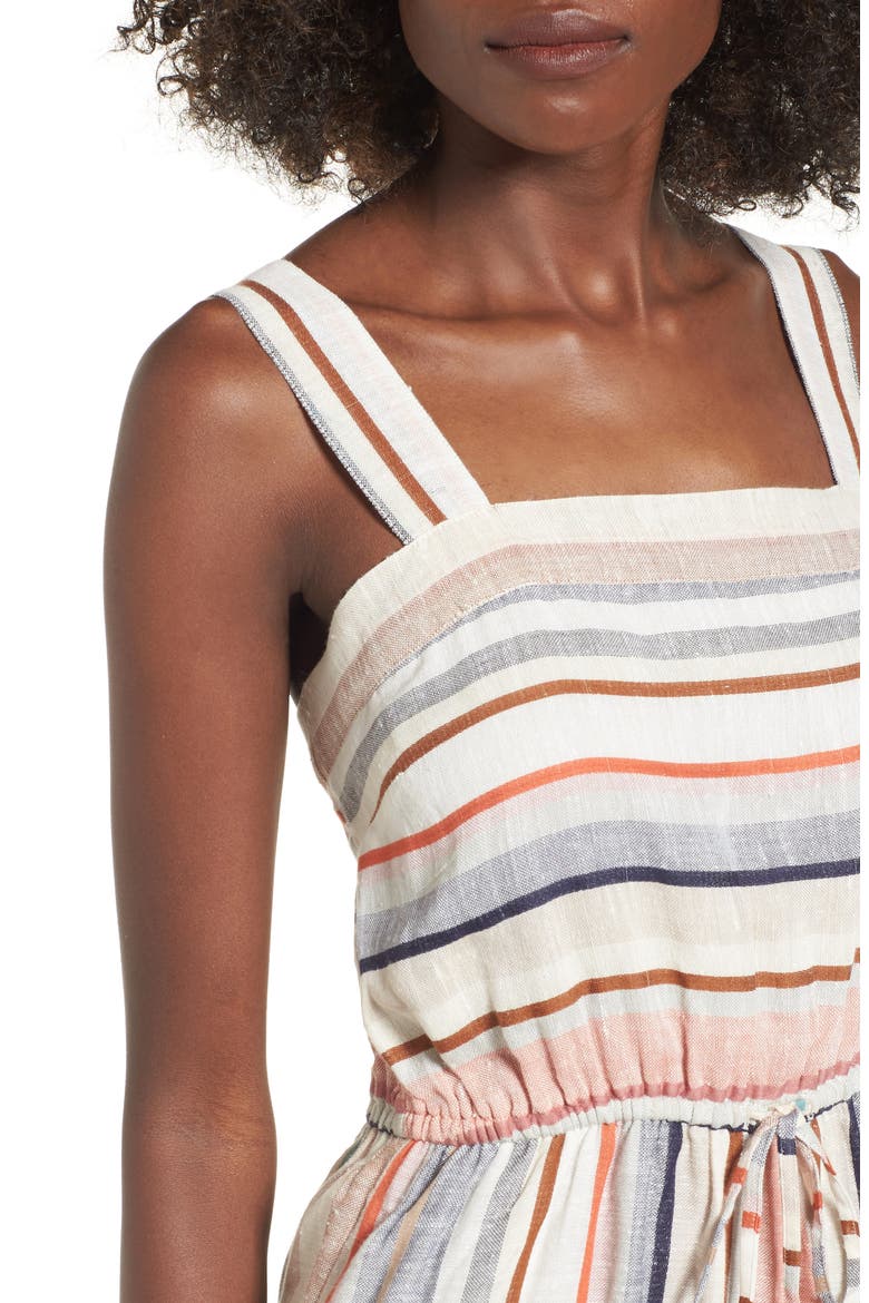 Stripe Jumpsuit, Alternate, color, BEIGE BEACH STRIPE