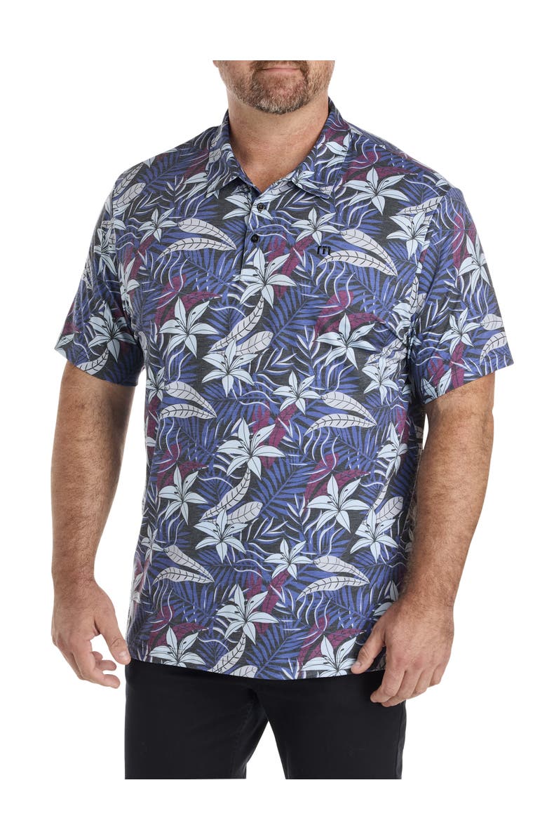 TravisMathew Fit By DXL Big & Tall Featherweight Bay Polo Shirt, Main, color, Multi