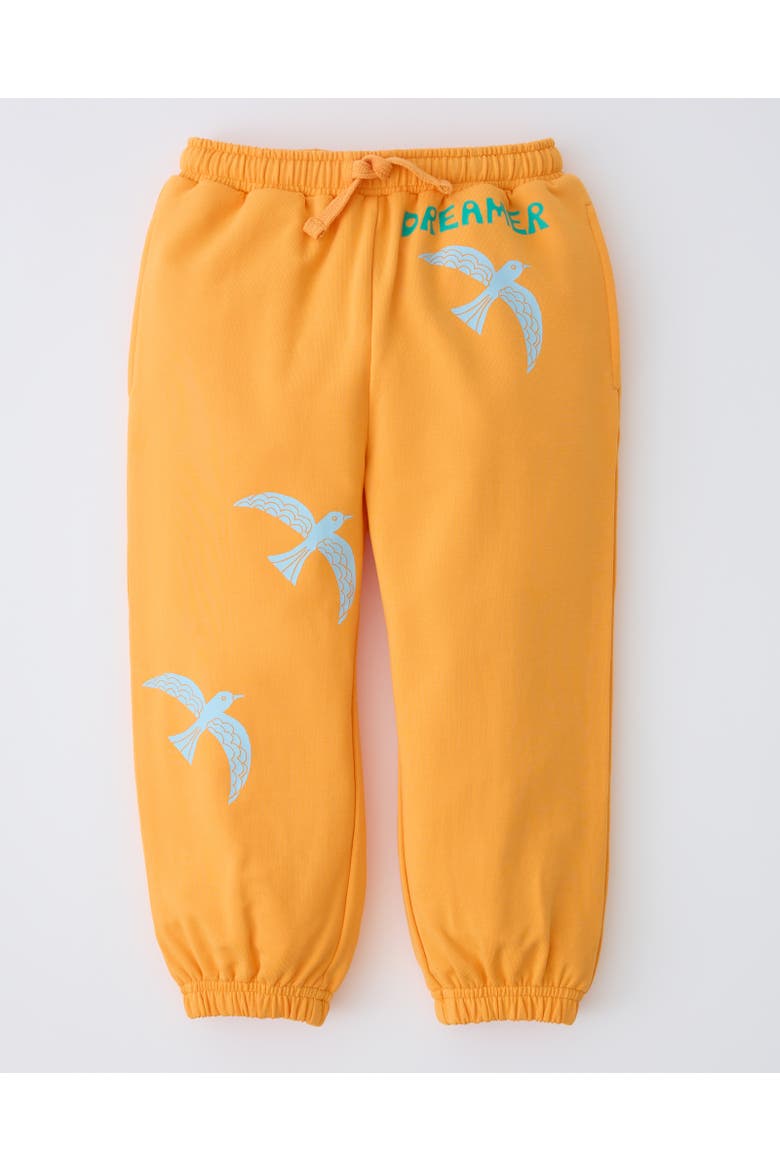French Terry Jogger, Main, color, Orange Bird