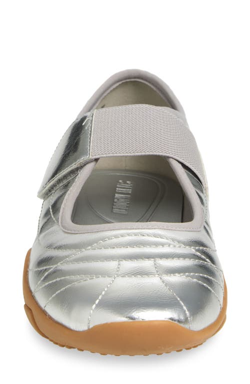 Steve Madden Scooter Mary Jane Sneaker In Silver