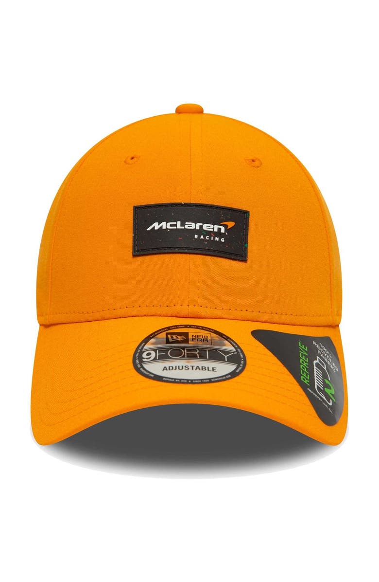 New Era Men's New Era Orange McLaren F1 Team Repreve 9FORTY Adjustable Hat, Alternate, color, 
