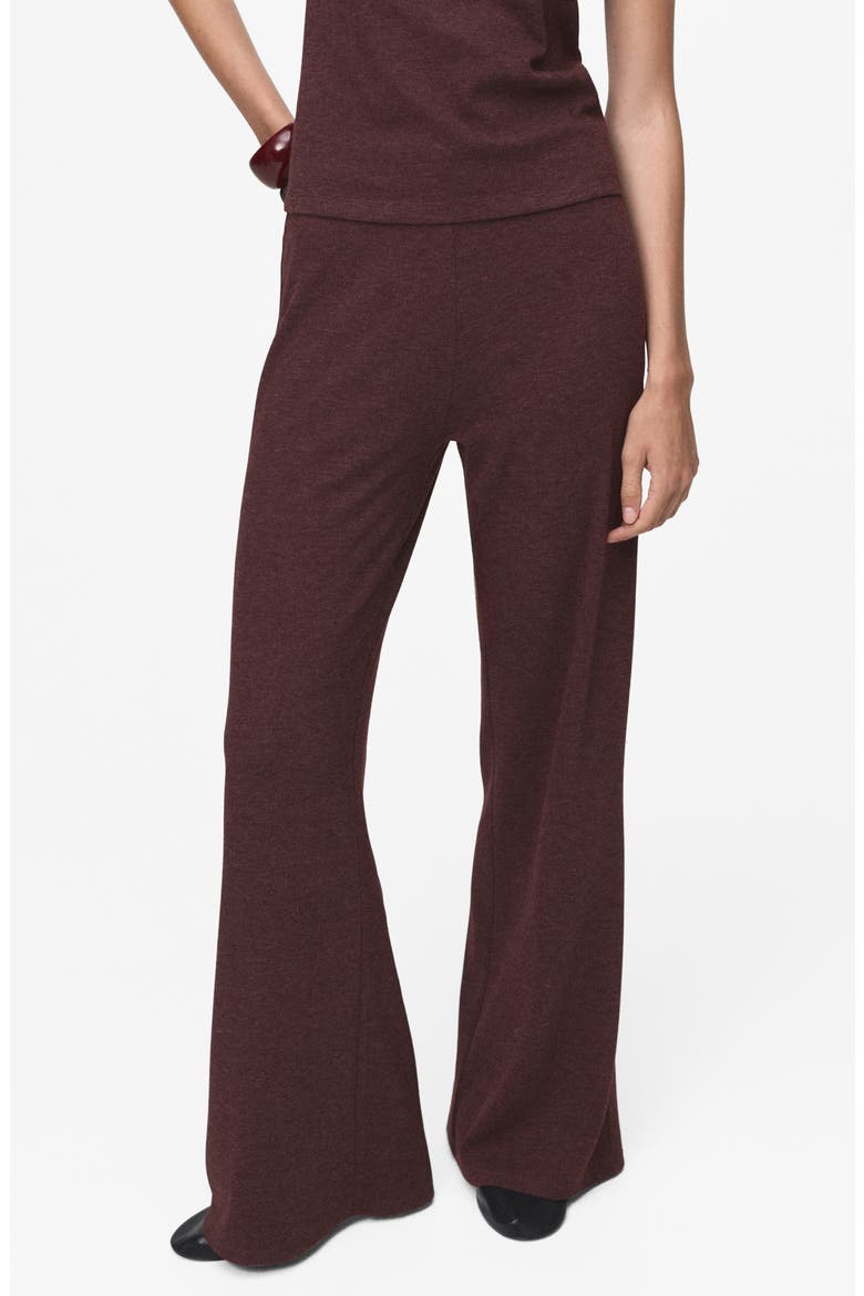 Knit Pants, Main, color, BURGUNDY