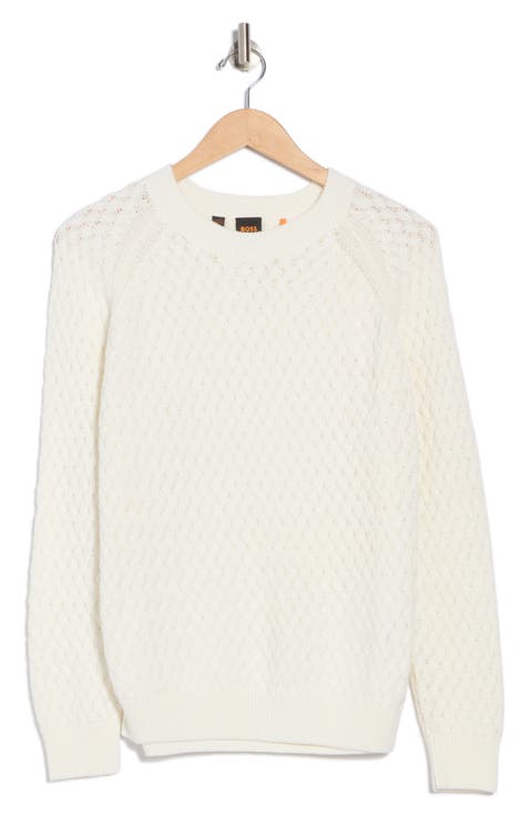 Fino Raglan Sleeve Cotton Sweater