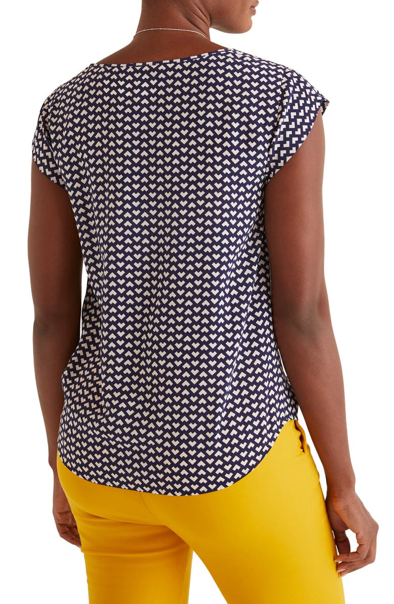 Boden Pleated Front Top, Alternate, color, 
