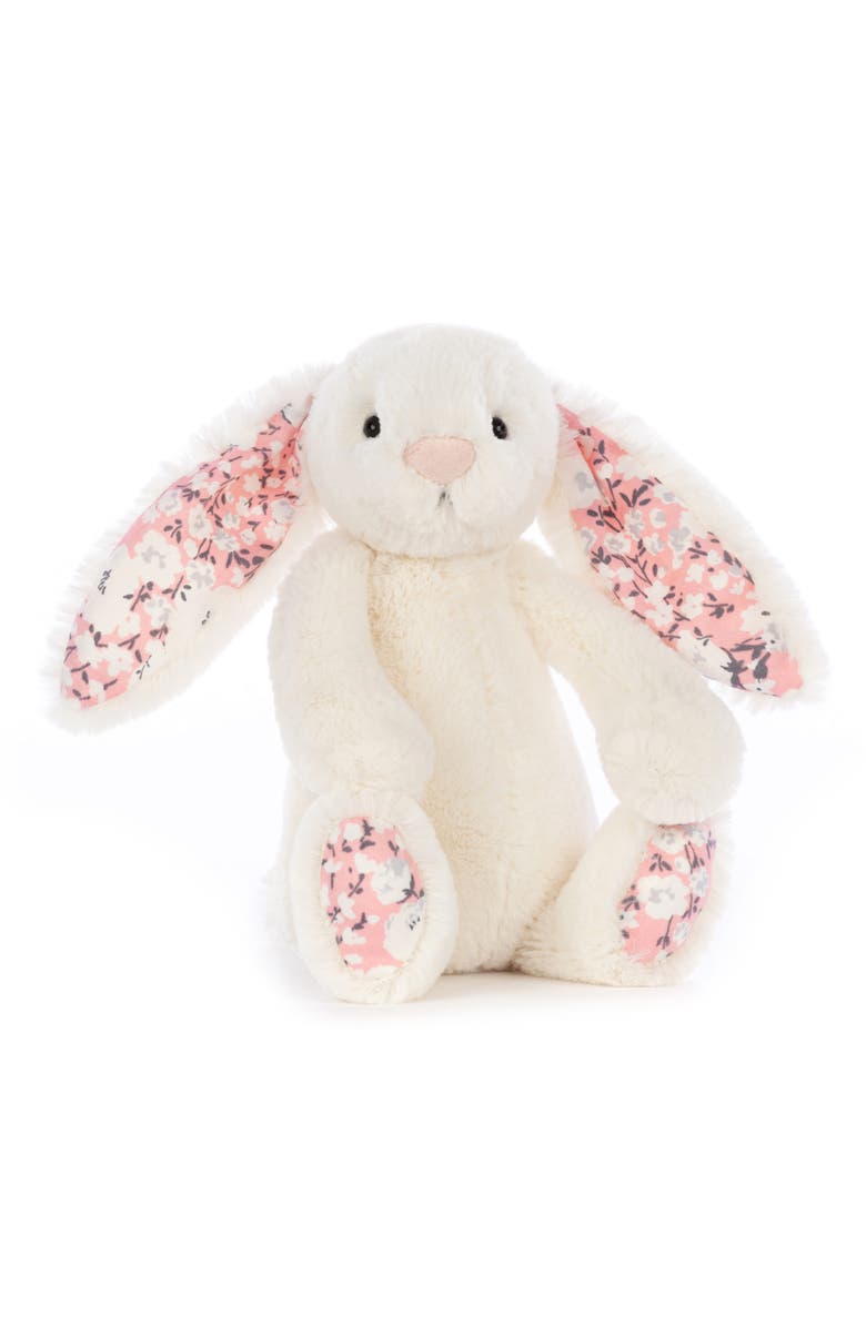 Jellycat Little Blossom Cherry Bunny Stuffed Animal, Main, color,