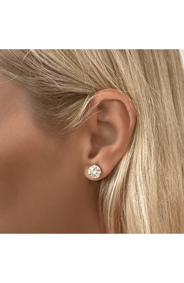 Anna Zuckerman Just Like Diamonds Only Better Studs 8 Carats, Alternate, color, Yellow Gold