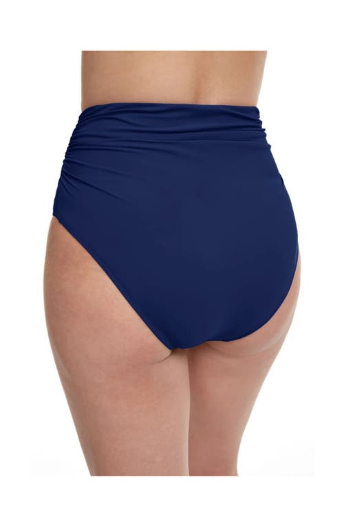 Profile By Gottex Tutti Frutti High Waist Bikini Bottoms In Blue