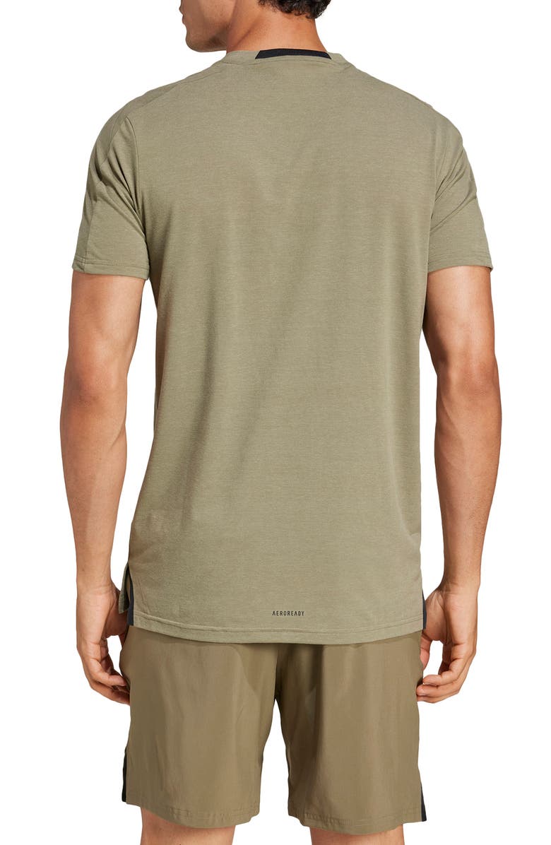 adidas AEROREADY Performance T-Shirt, Alternate, color, Olive Strata