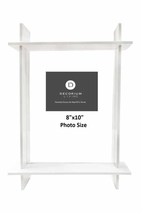 White Lucite 8" x 10" Frame