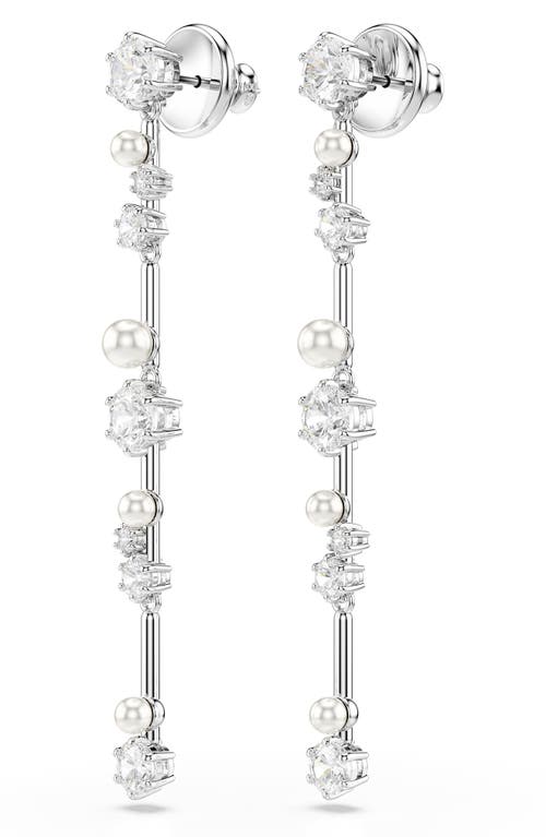 Swarovski Constella Drop-ohrhänger In White/silver