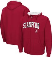 COLOSSEUM Men's Colosseum Cardinal Stanford Cardinal Arch & Logo 3.0 Full-Zip Hoodie