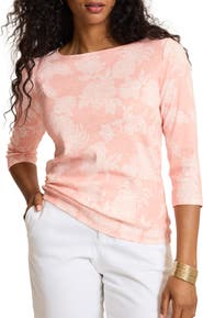 Tommy Bahama Ashby Isles Breezy Blooms Bateau Neck T-Shirt