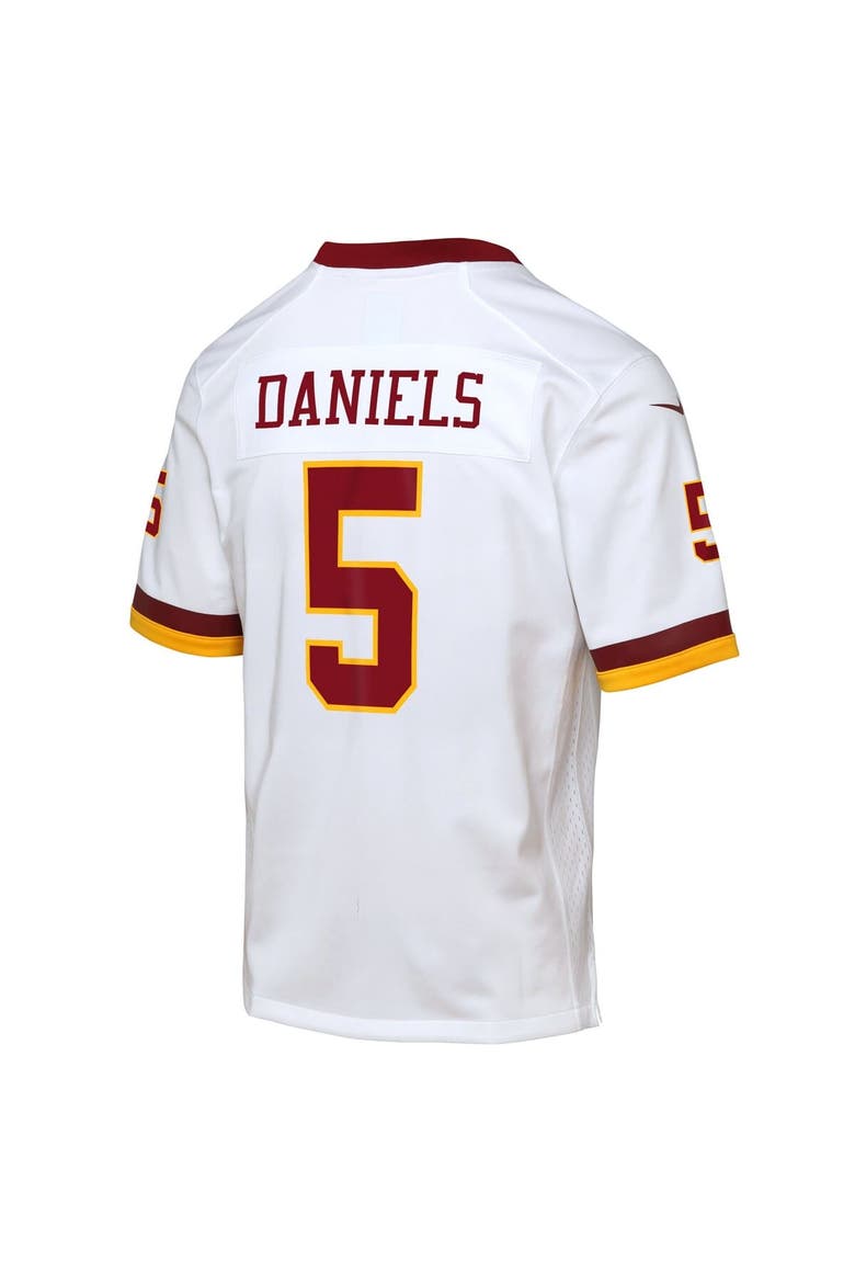 Youth Nike Jayden Daniels White Washington Commanders Game Super Bowl Era Jersey, Alternate, color, White