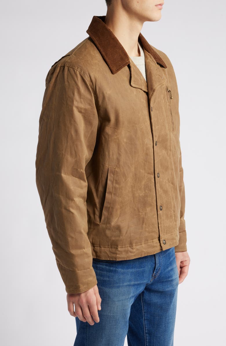 Schott NYC M41 Water Resistant Waxed Cotton Jacket, Alternate, color, 