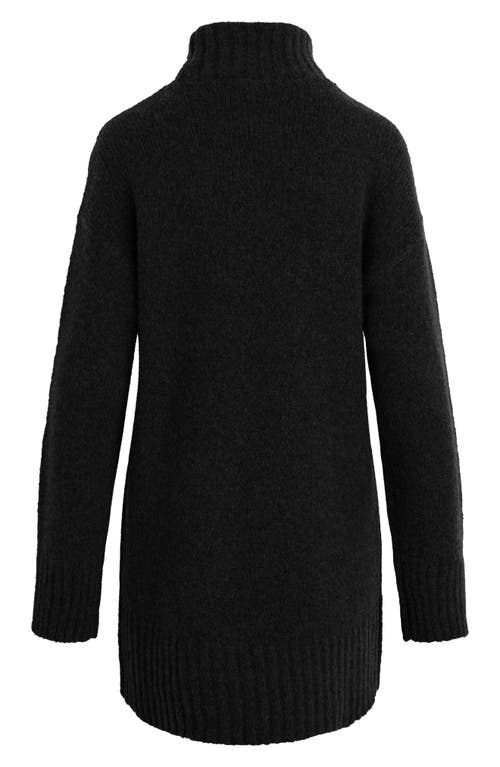 Favorite Daughter The St. James Long Sleeve Turtleneck Wool Blend Sweater Dress In Multi
