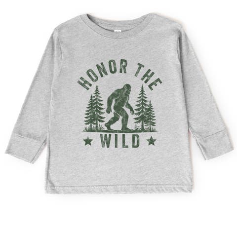 Honor The Wild Distressed Long Sleeve Tee Toddler