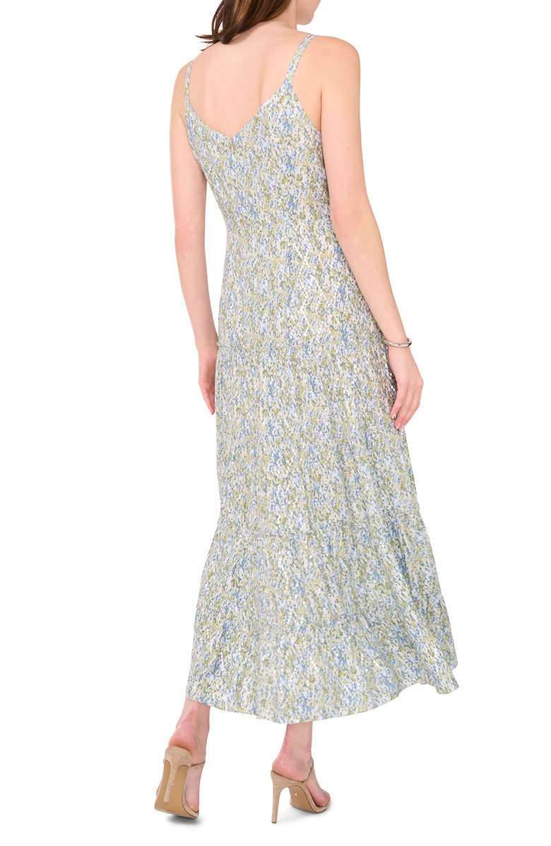 Halogen<sup>®</sup> Abstract Print Tie Front Midi Dress, Alternate, color, Storm
