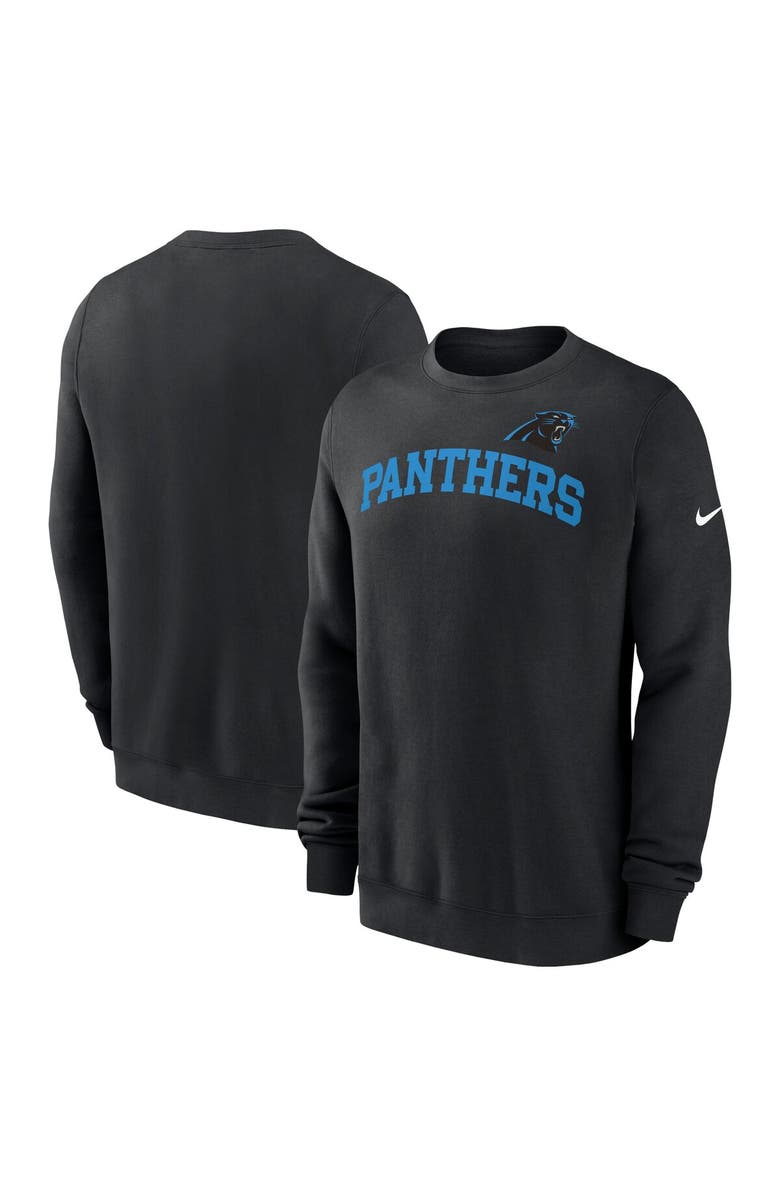 Nike Men's Nike Black Carolina Panthers Club Pullover Sweatshirt, Alternate, color, Black