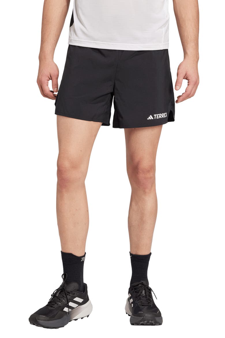 Terrex Trail Shorts, Main, color, BLACK