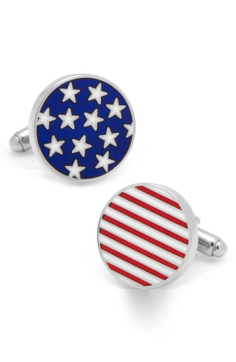 Stars & Stripes Cuff Links