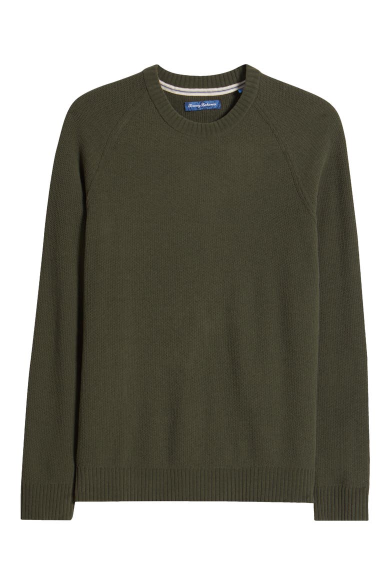 Shoreline Chenille Crewneck Sweater, Alternate, color, FOREST NIGHT