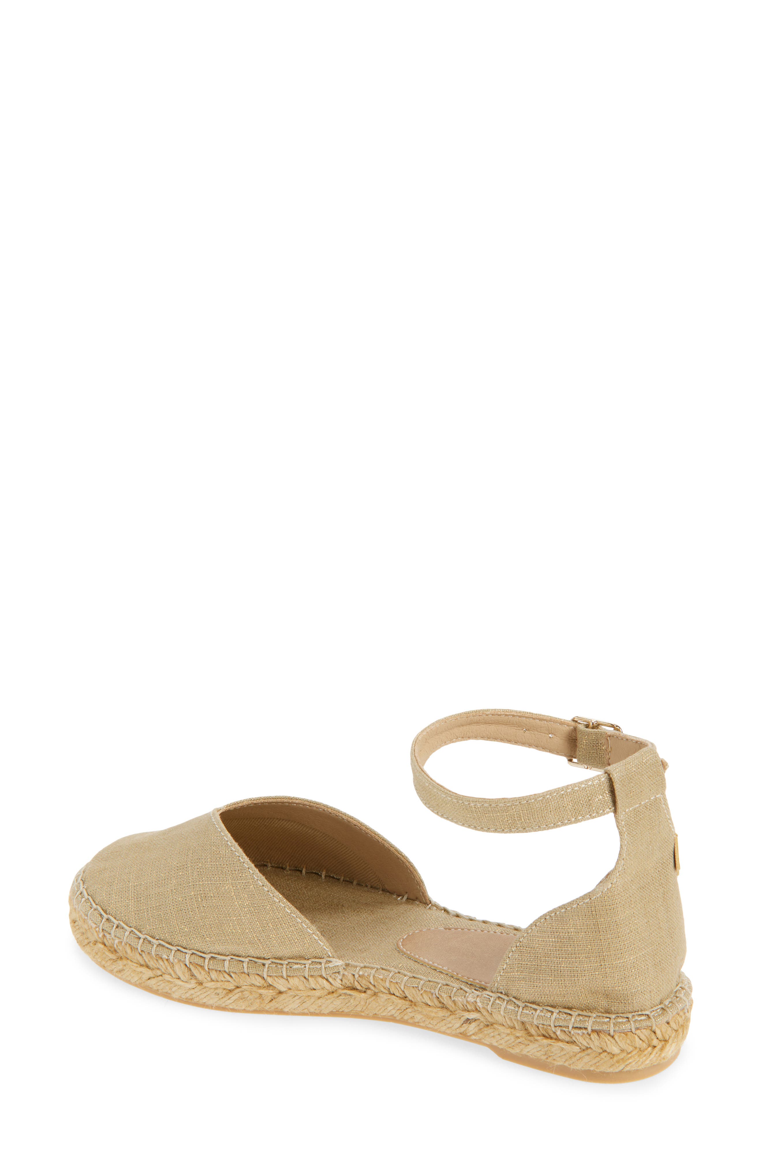 Toni Pons Flora Espadrille Flat, Alternate, color, Natural Platinum