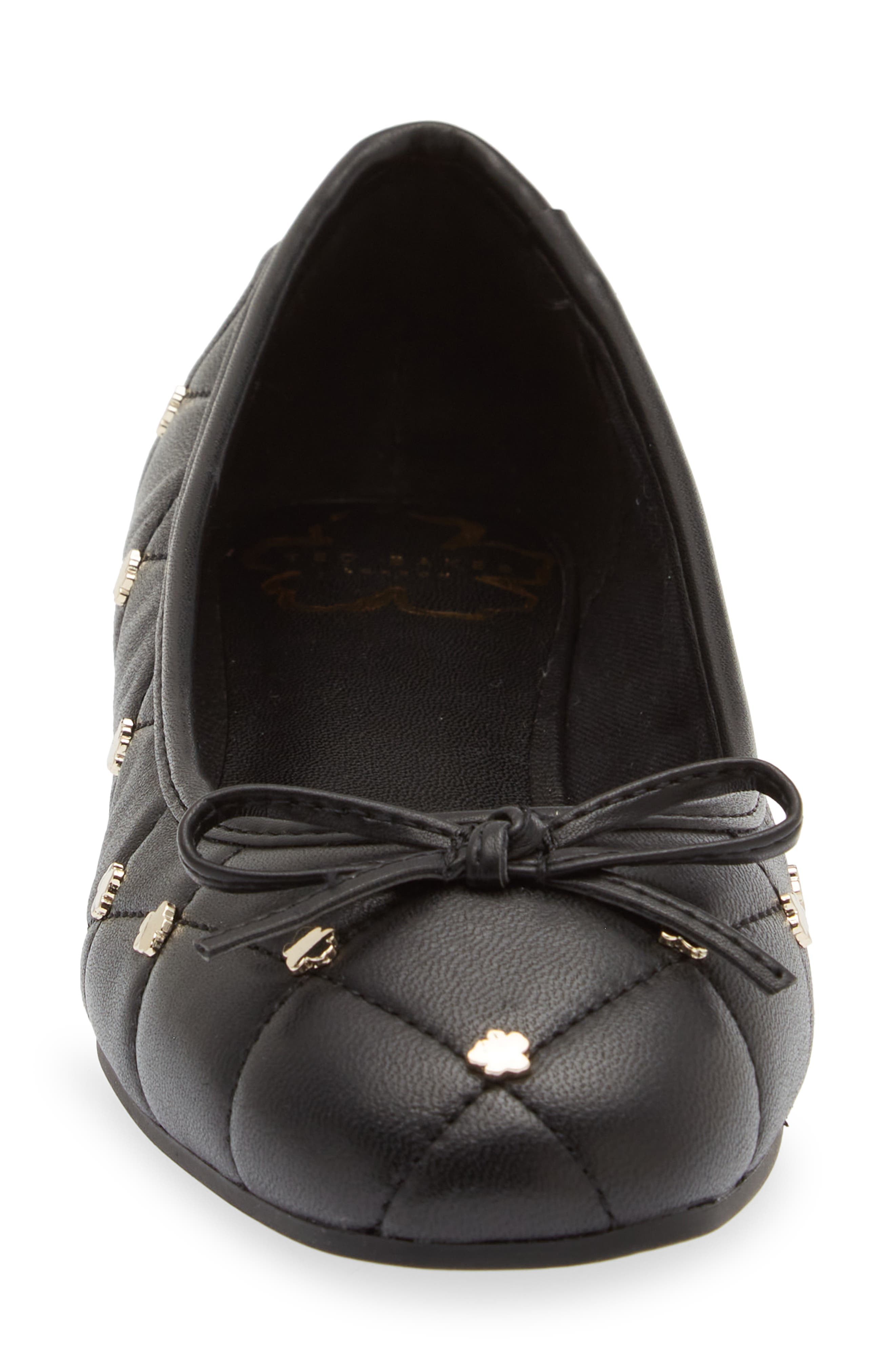 Ted Baker London Libban Quilted Ballerina Flat, Alternate, color, 