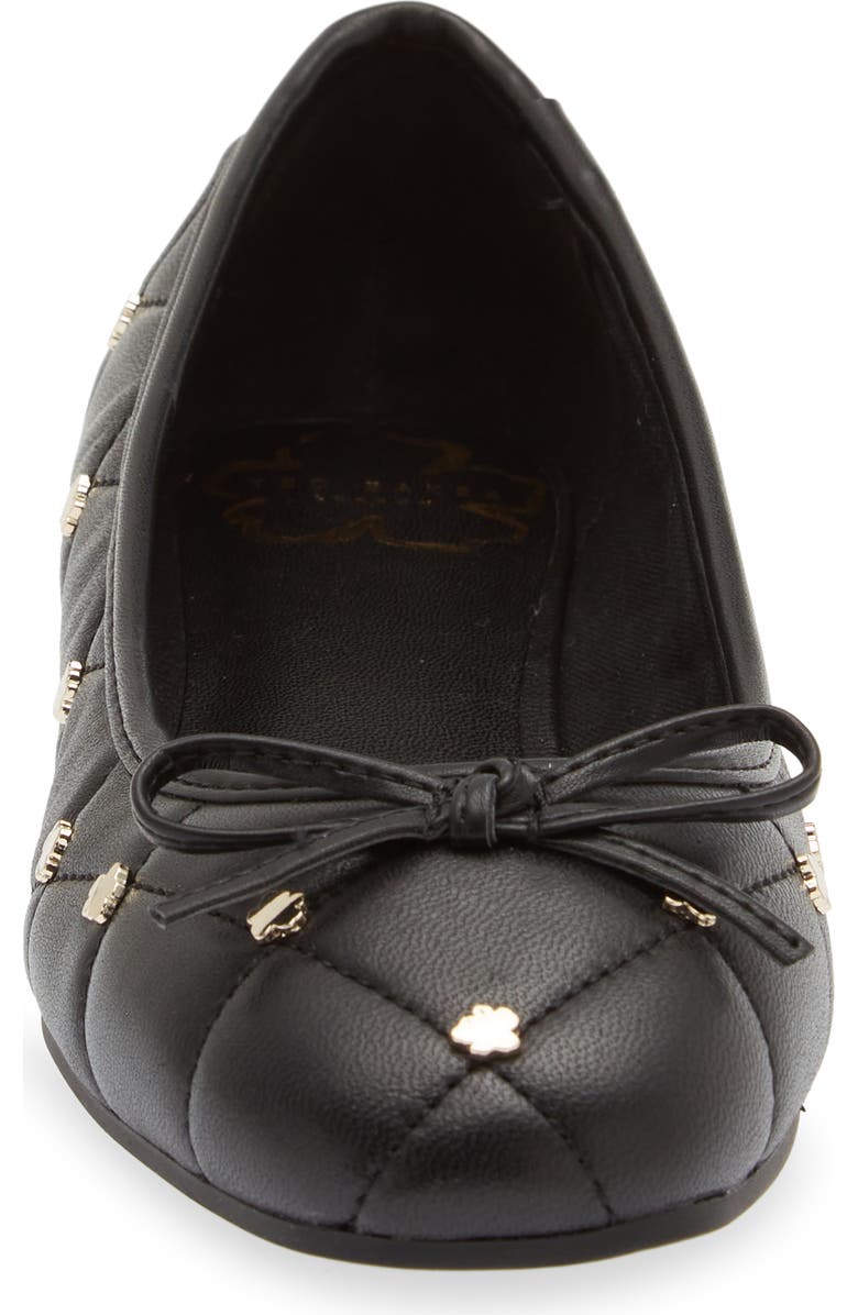 Ted Baker London Libban Quilted Ballerina Flat, Alternate, color,