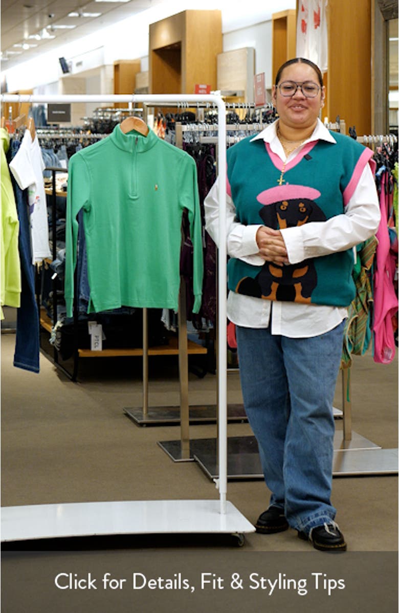 Kids' Solid Cotton Half Zip Pullover, sales video thumbnail