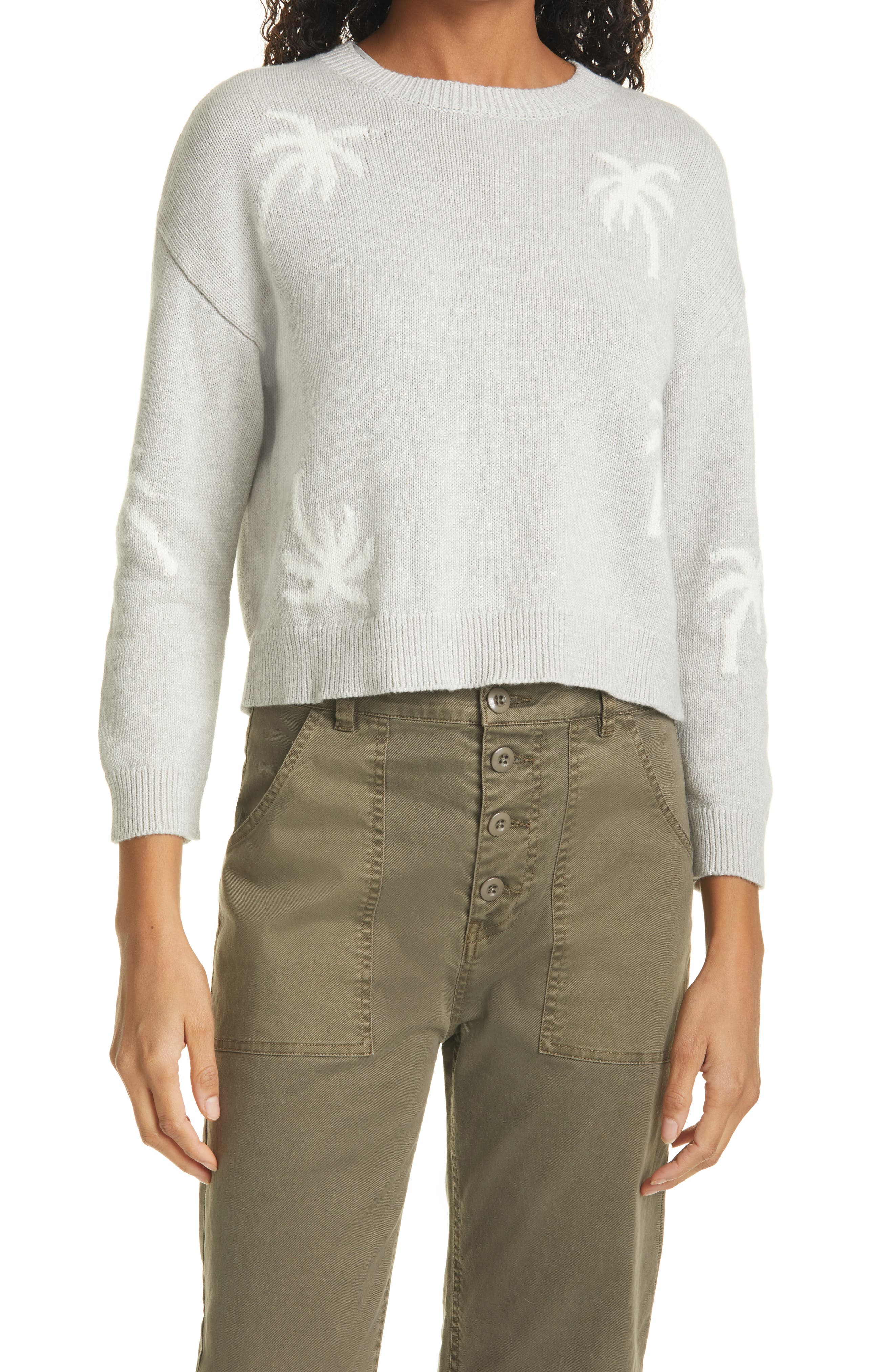 Rails Perci Palm Trees Crewneck Sweater (Women) | Nordstrom