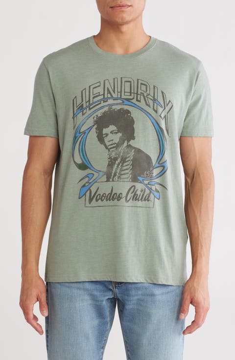 Hendrix Voodoo Short Sleeve Crewneck Graphic T-Shirt