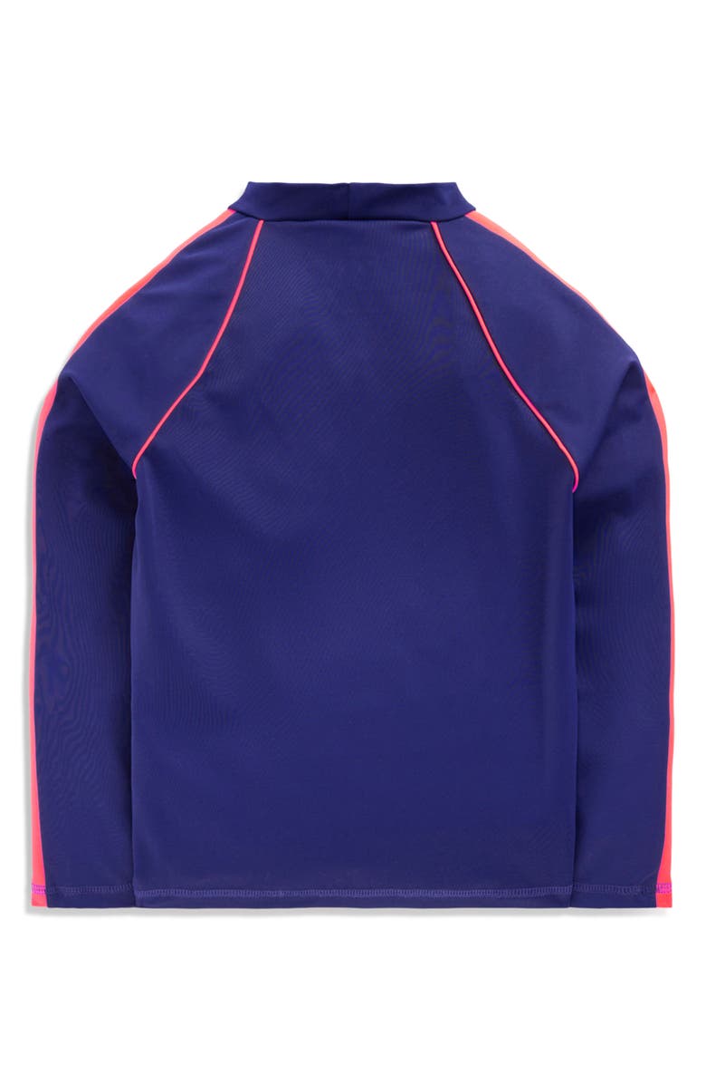 Mini Boden Kids' Long Sleeve Rashguard, Alternate, color, College Navy