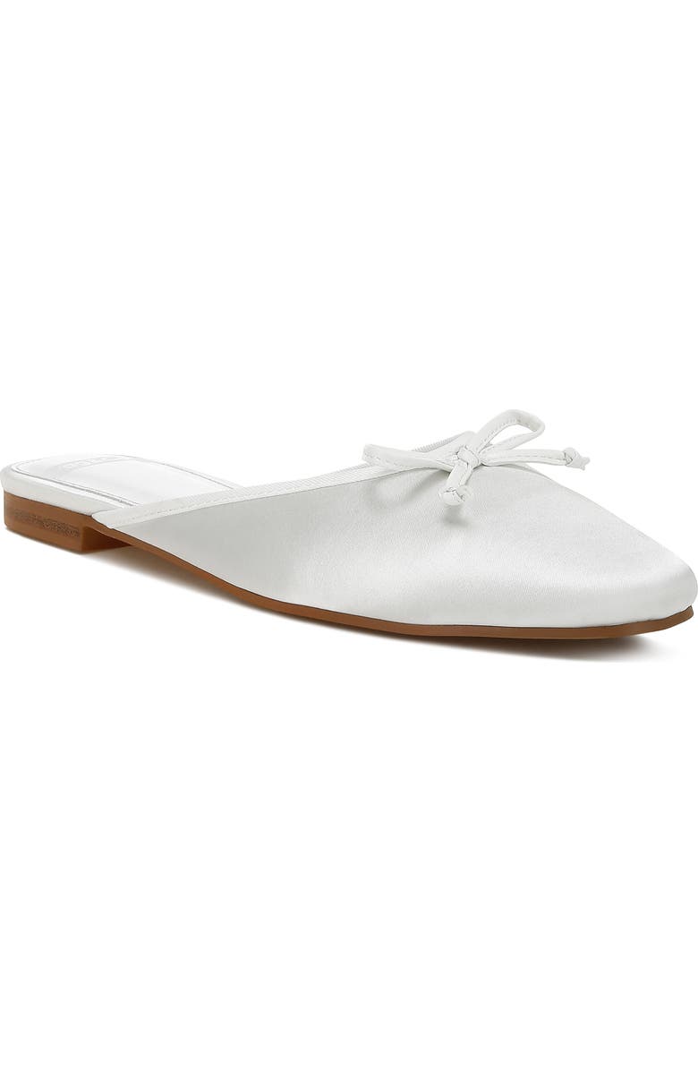 Rag & Co Taylena Mule, Main, color, White
