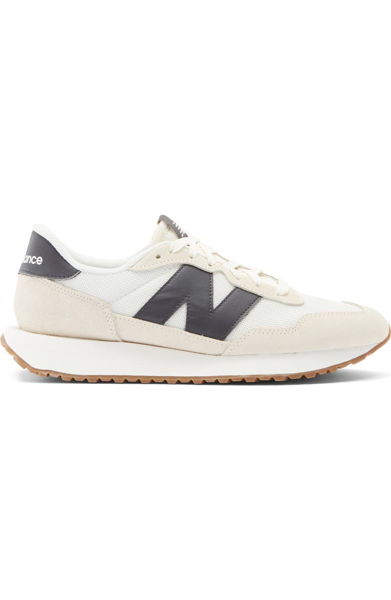 New Balance 237 Sneaker, Alternate, color, Sea Salt/ Black Cement