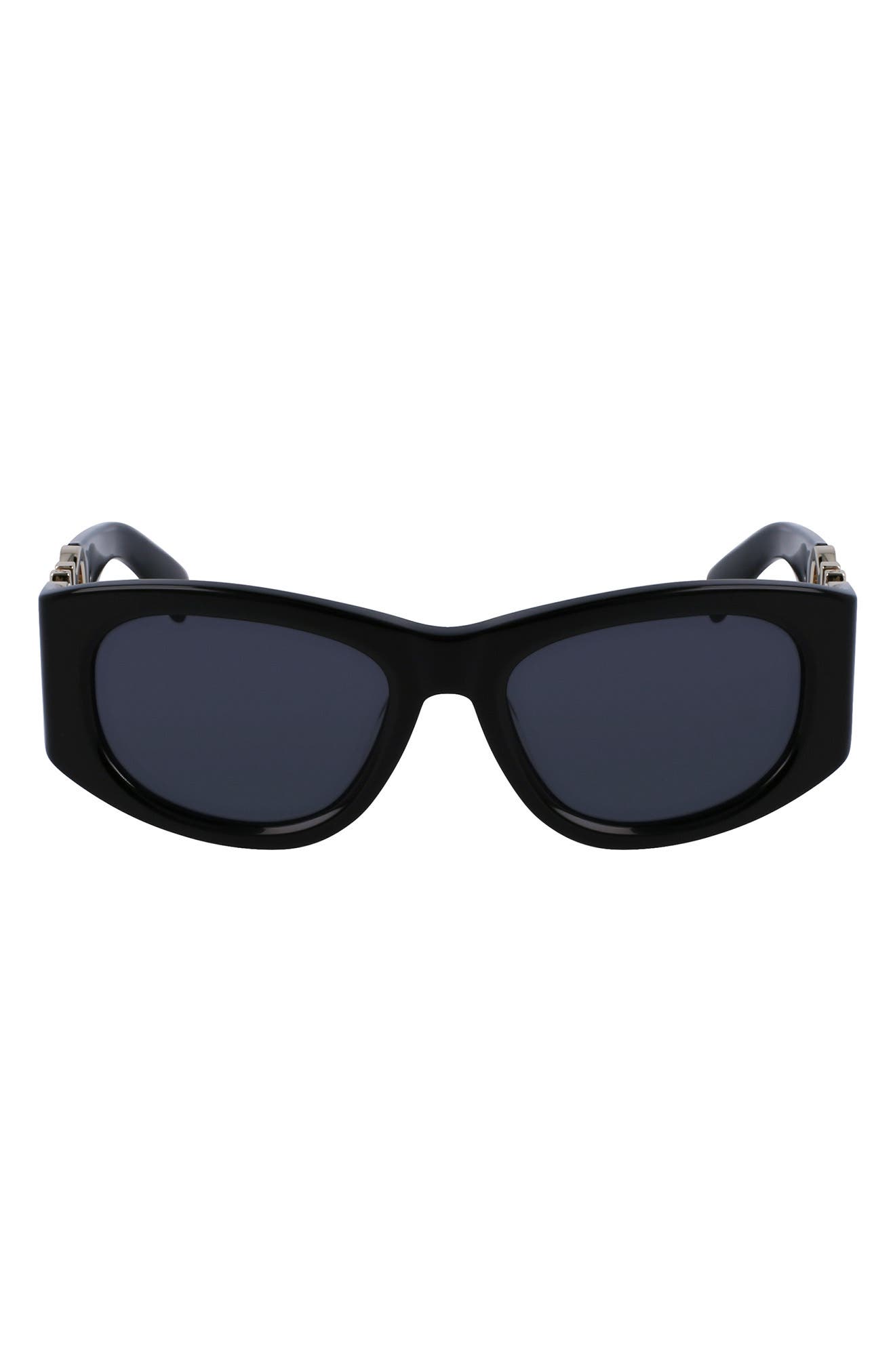 FERRAGAMO 53mm Oval Sunglasses