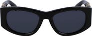 FERRAGAMO 53mm Oval Sunglasses