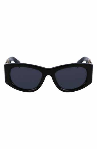 FERRAGAMO 53mm Oval Sunglasses