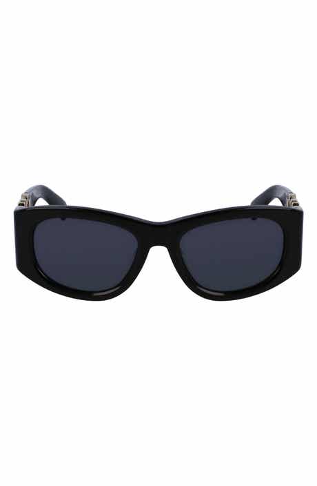 FERRAGAMO 53mm Oval Sunglasses