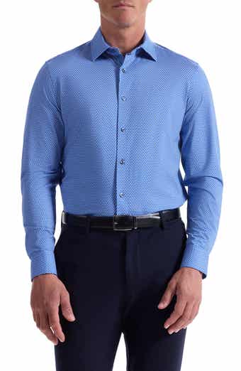 Bugatchi James OoohCotton® Grid Button-Up Shirt