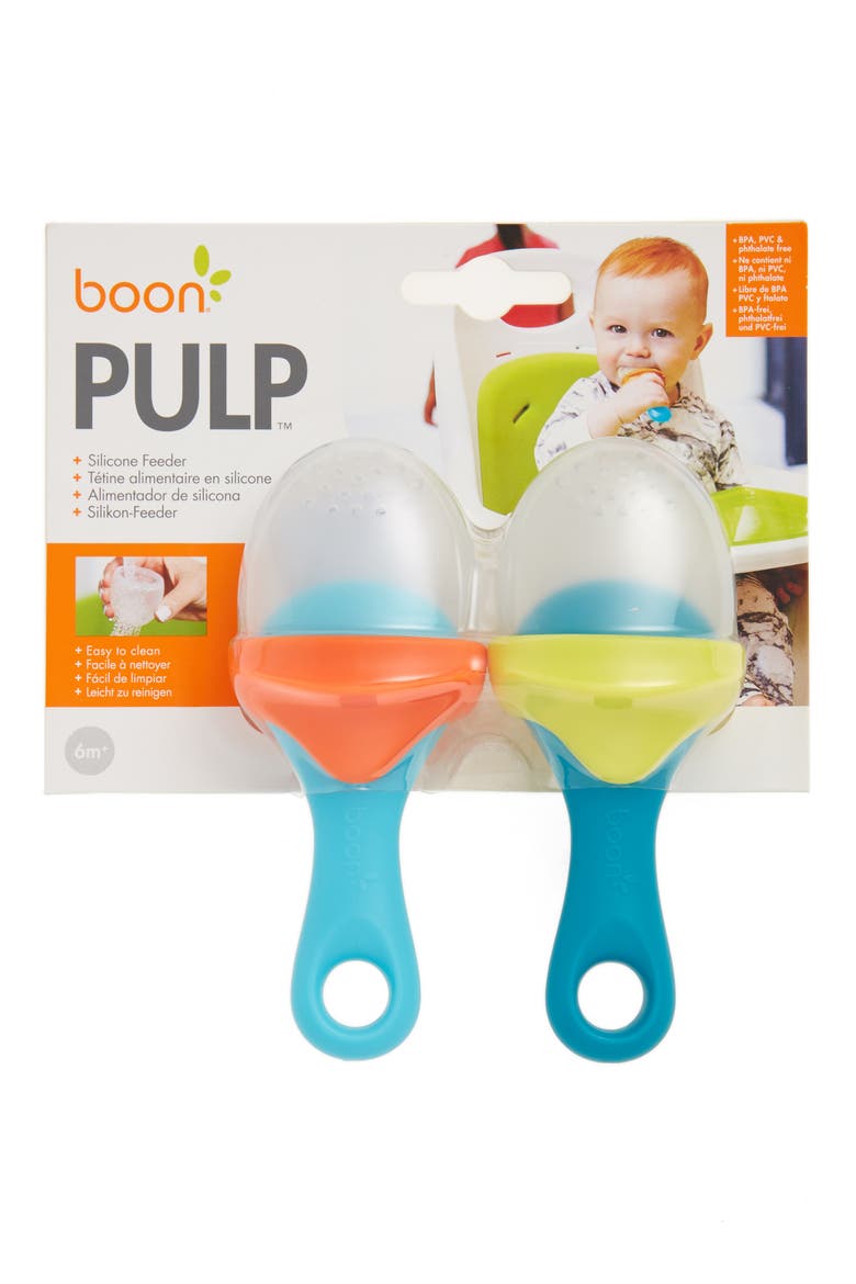 Pulp 2-Pack Silicone Feeders, Main, color, BLUE MULTI