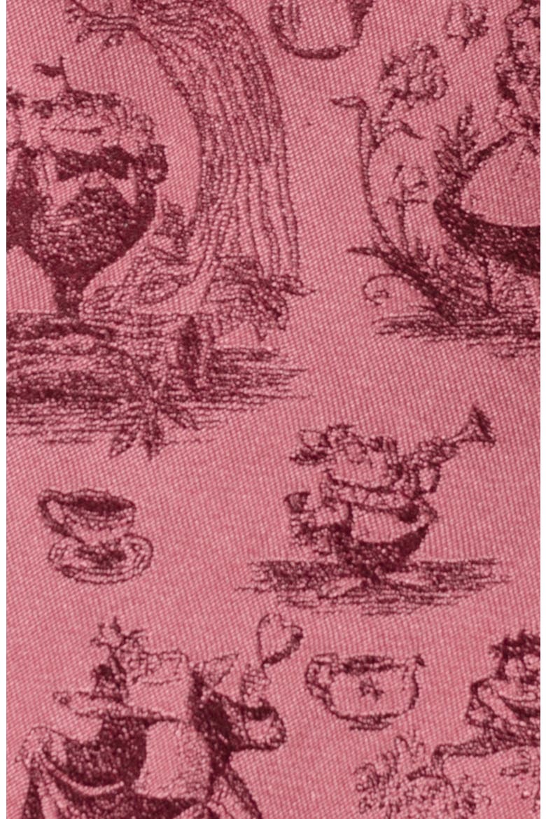 Alice in Wonderland Silk Tie, Alternate, color, RED