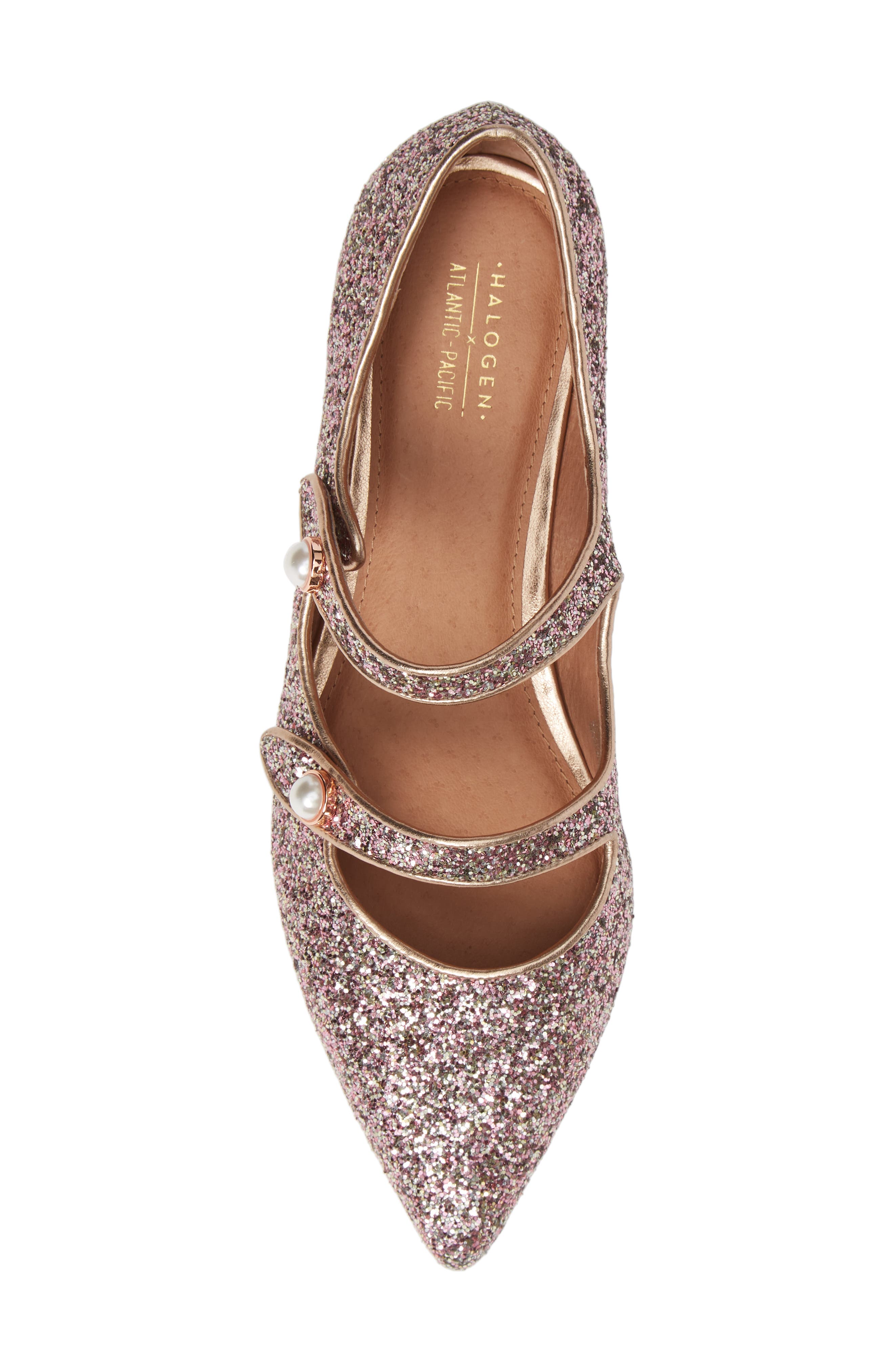 Halogen<sup>®</sup> x Atlantic-Pacific Anastasia Double Strap Flat, Alternate, color, 