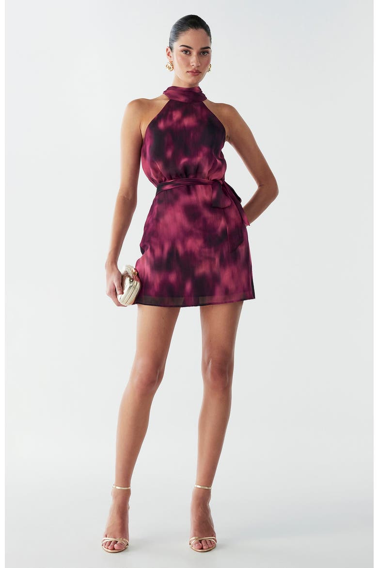 Leisha Dress, Main, color, Fuchsia Blur