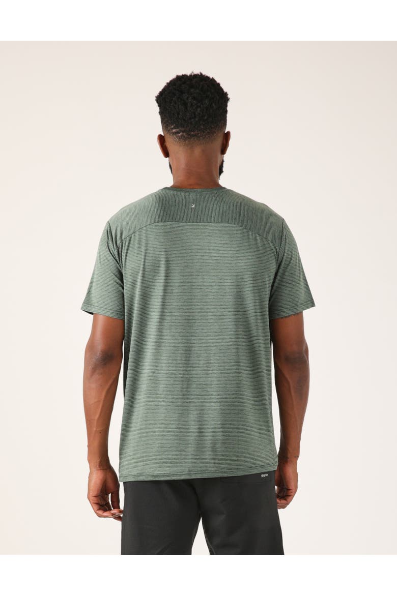 Salton 2.0 Short Sleeve, Alternate, color, Smoky Basil Stripe