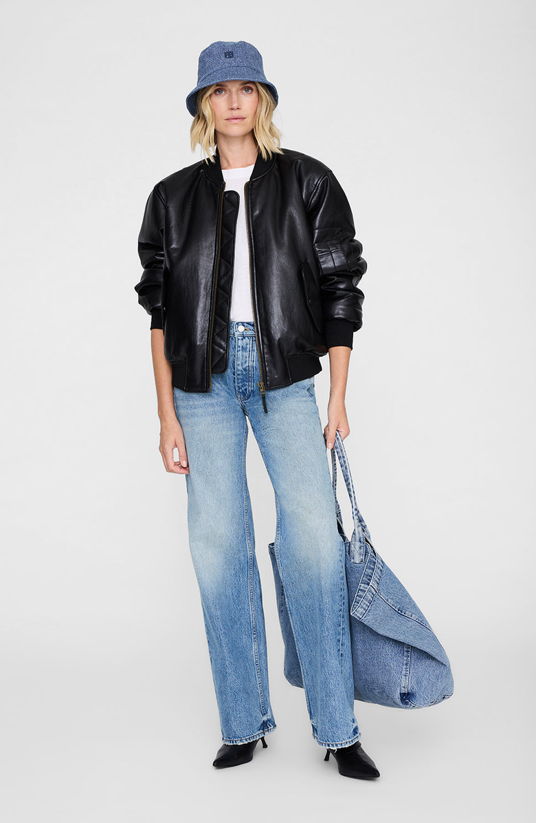 ANINE BING Nicks Bucket Hat, Alternate, color, Shadow Blue